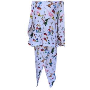 NWT- Pottery Barn Kids Adult Dr. Seuss PJ set